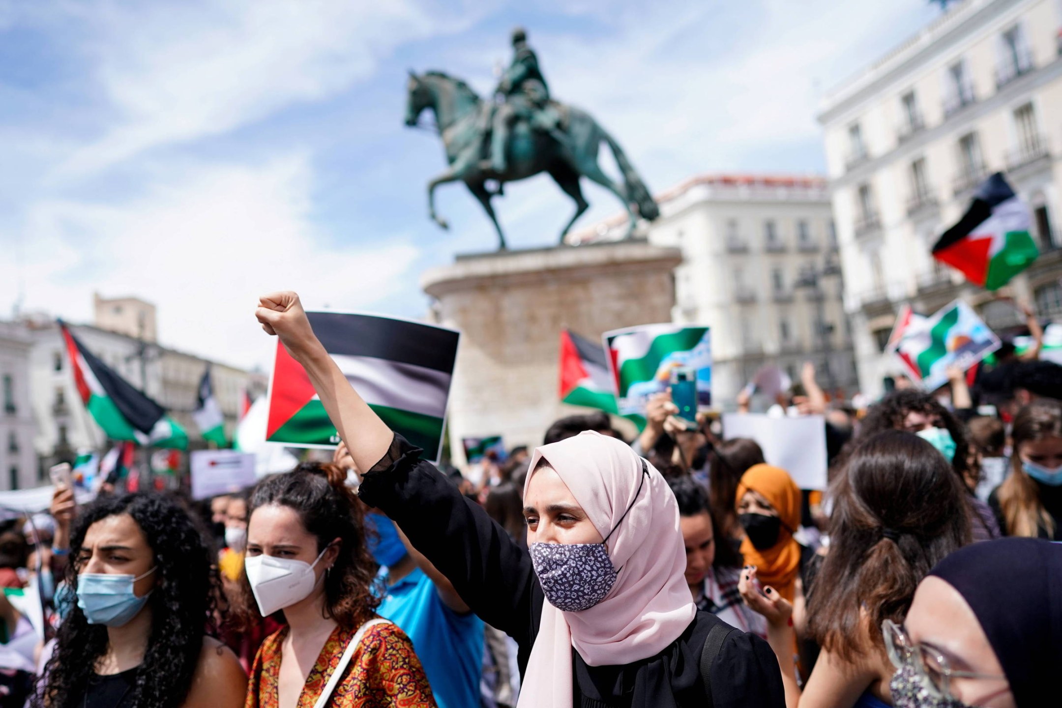 Londres, Paris, Berlim e Madri têm protestos a favor dos palestinos