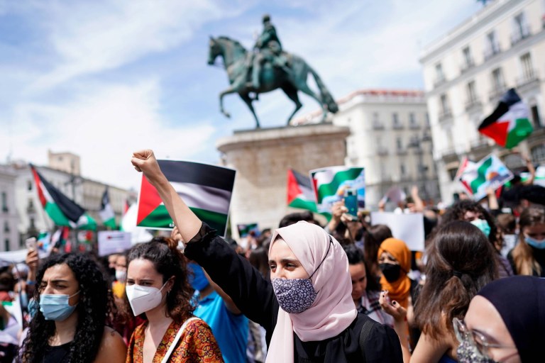 Londres, Paris, Berlim e Madri têm protestos a favor dos palestinos