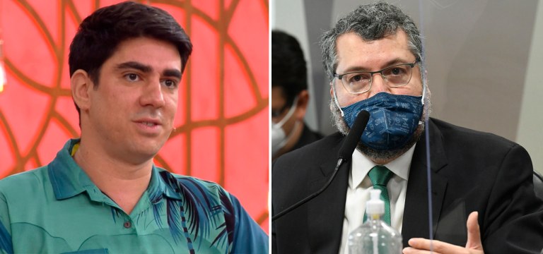 Marcelo Adnet e Ernesto Araújo