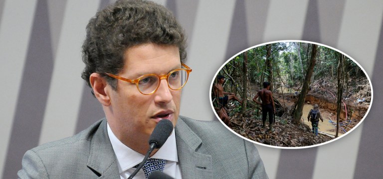 Ricardo Salles e garimpo em terras indígenas ianomâmis