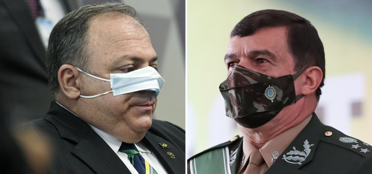 Eduardo Pazuello e Paulo Sérgio
