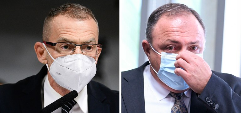 Fabiano Contarato e Eduardo Pazuello