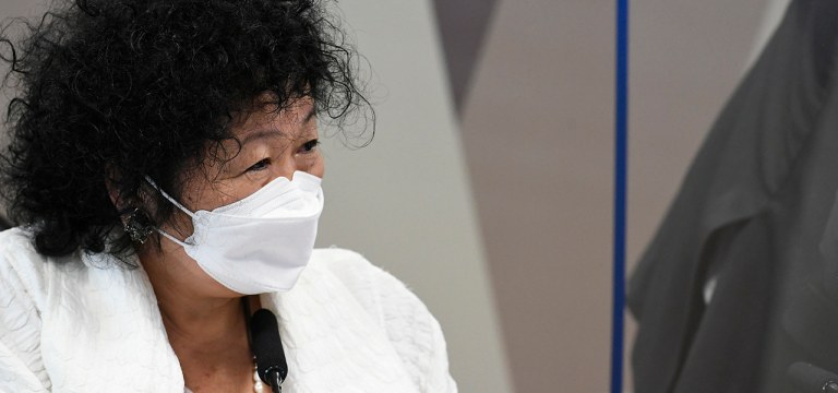 Nise Hitomi Yamaguchi em depoimento na CPI da Covid no Senado