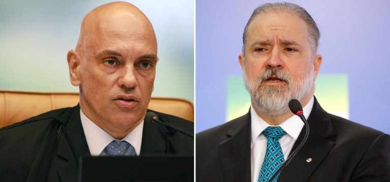 Alexandre de Moraes e Augusto Aras