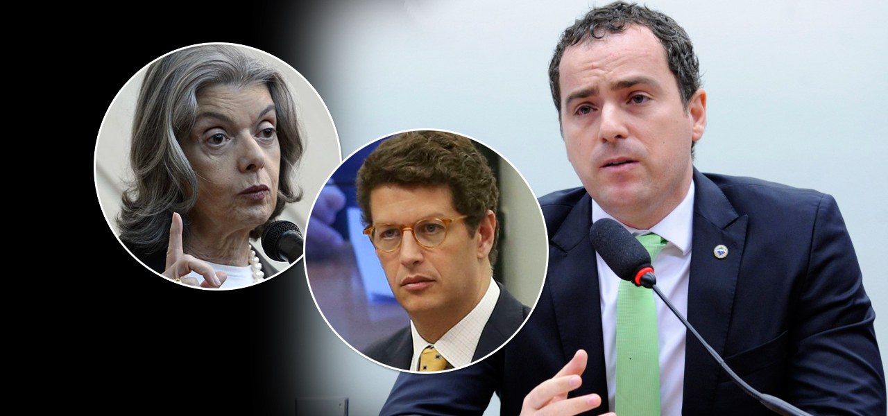 Cármen Lúcia, Ricardo Salles e Eduardo Bim