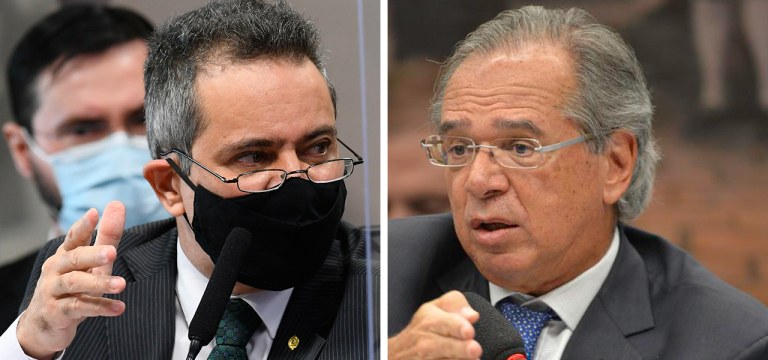 Élcio Franco e Paulo Guedes