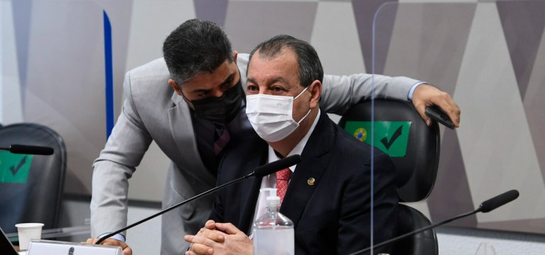 Marcos Rogério e Omar Aziz
