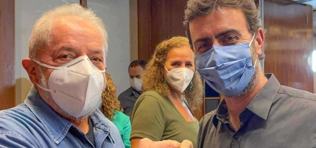 Lula e Marcelo Freixo