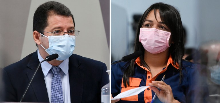 Marcellus Campelo e Eliziane Gama