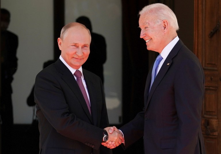 Vladimir Putin e Joe Biden