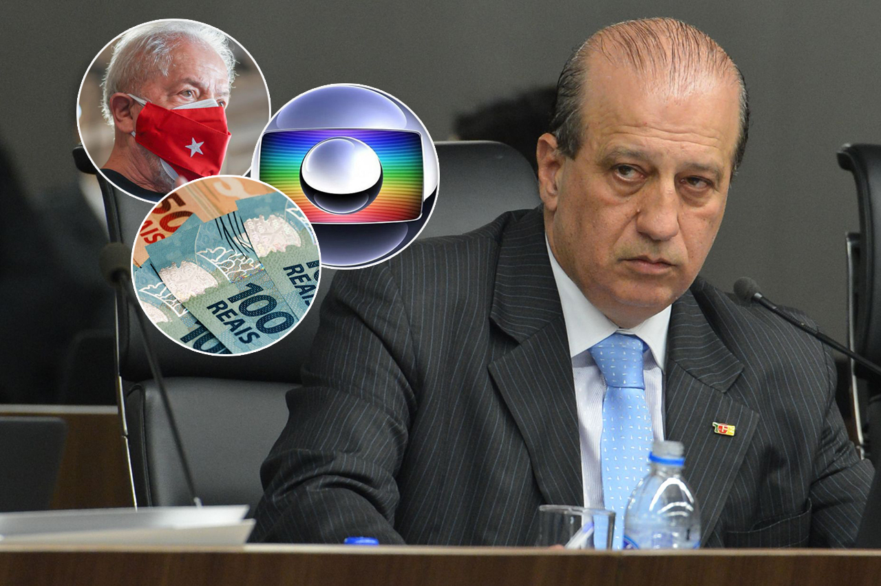 Ex-presidente Lula e o ministro do TCU Augusto Nardes