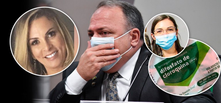 Andrea Barbosa, Eduardo Pazuello e a infectologista Laura Appi