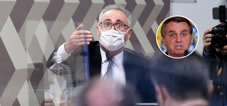 Renan Calheiros e Bolsonaro