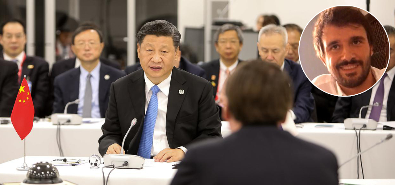 Xi Jinping e Mathias Alencastro