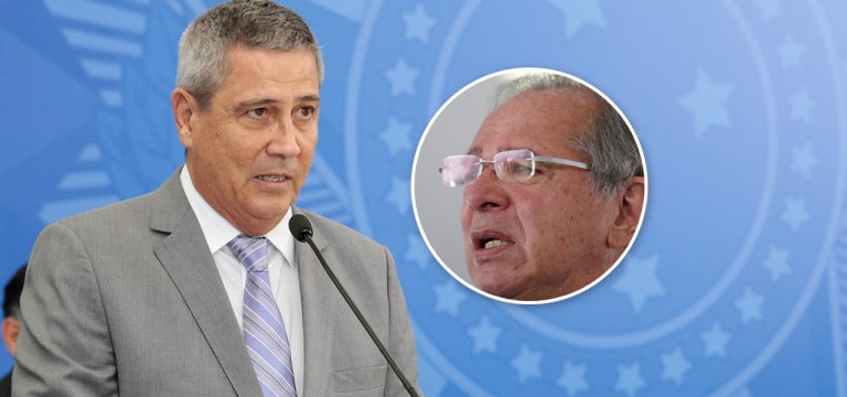 Braga Netto e Paulo Guedes