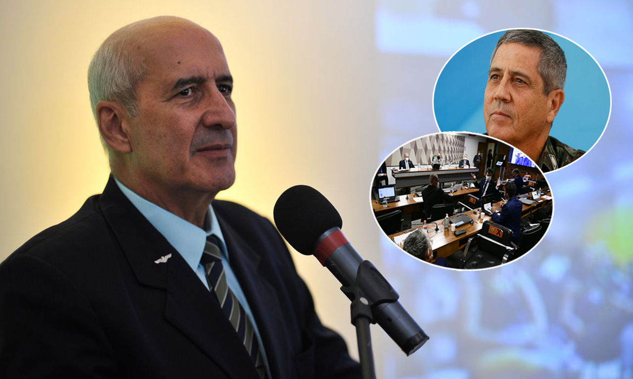 Ministro da Casa Civil, Luiz Eduardo Ramos, ministro da Defesa, Braga Netto, e a CPI da Covid