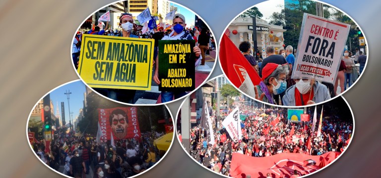 Ato na Avenida Paulista em 24 de julho