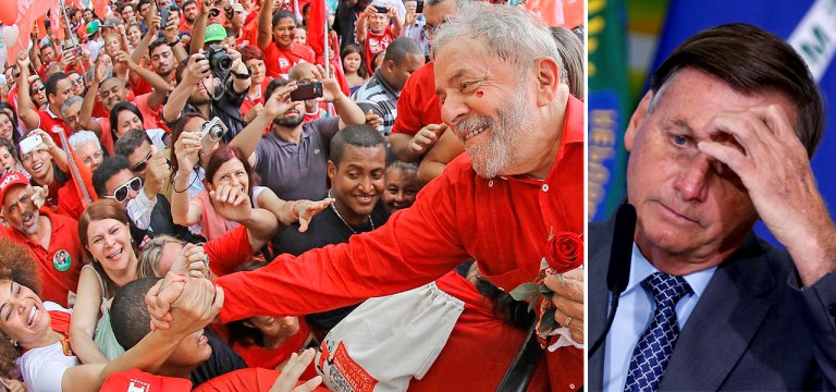 Lula e Bolsonaro