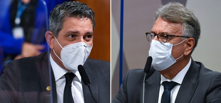 Rogério Carvalho e coronel Helcio Bruno