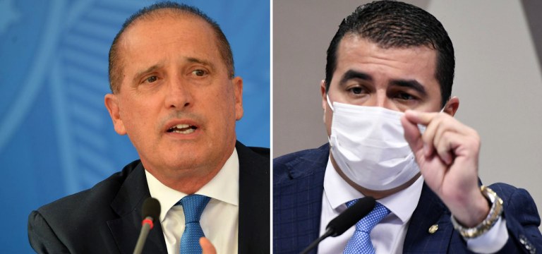 Onyx Lorenzoni e Luis Miranda