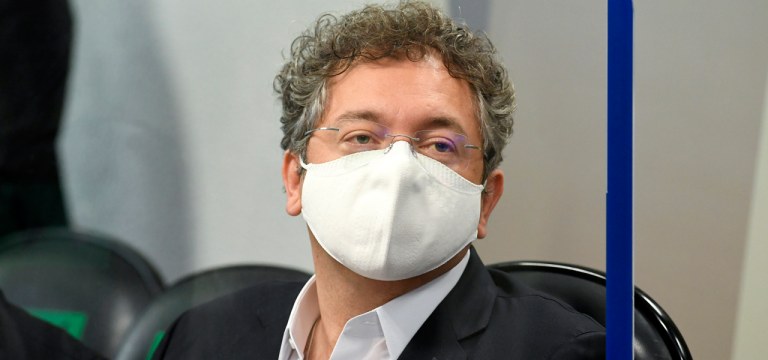 Francisco Maximiano na CPI da Covid no Senado