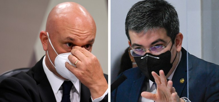 José Ricardo Santana e Randolfe Rodrigues