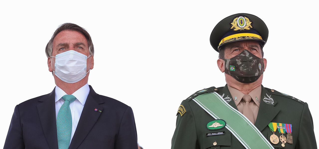 Jair Bolsonaro e Paulo Sérgio Nogueira