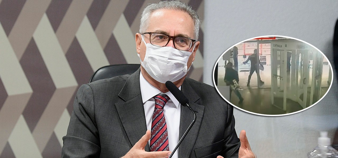 O relator da CPI da Covid, Renan Calheiros, e o video do motoboy Ivanildo