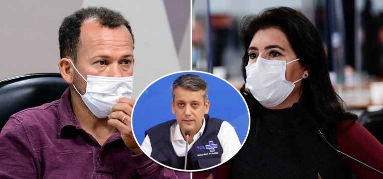Ivanildo Gonçalves da Silva, Roberto Dias e Simone Tebet