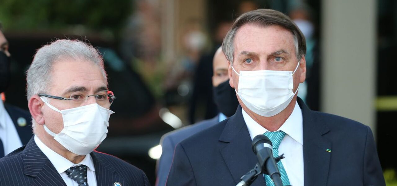 Marcelo Queiroga e Jair Bolsonaro