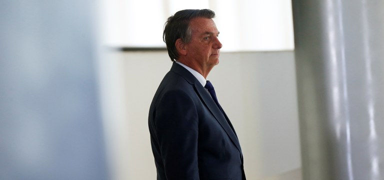 Jair Bolsonaro, no Palácio do Planalto