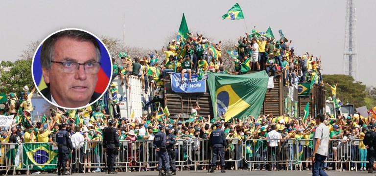 Bolsonaro e ato golpista
