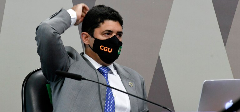 Wagner Rosário em depoimento à CPI da Covid