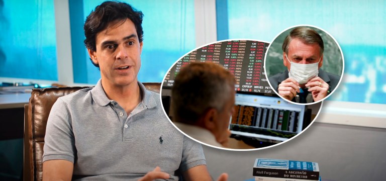 Guilherme Benchimol, dono da XP, e Jair Bolsonaro