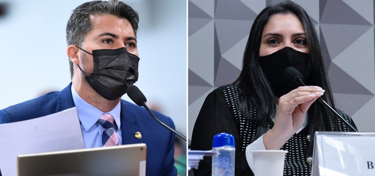 Marcos Rogério e Bruna Morato