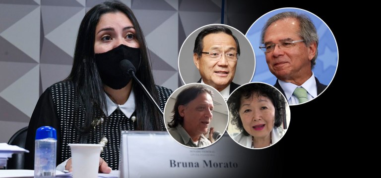 Bruna Morato, Anthony Wong, Paulo Guedes, Paolo Zanotto e Nise Yamaguchi