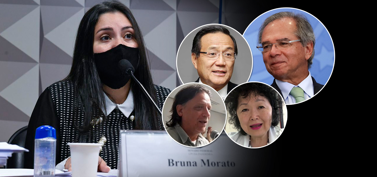 Bruna Morato, Anthony Wong, Paulo Guedes, Paolo Zanotto e Nise Yamaguchi