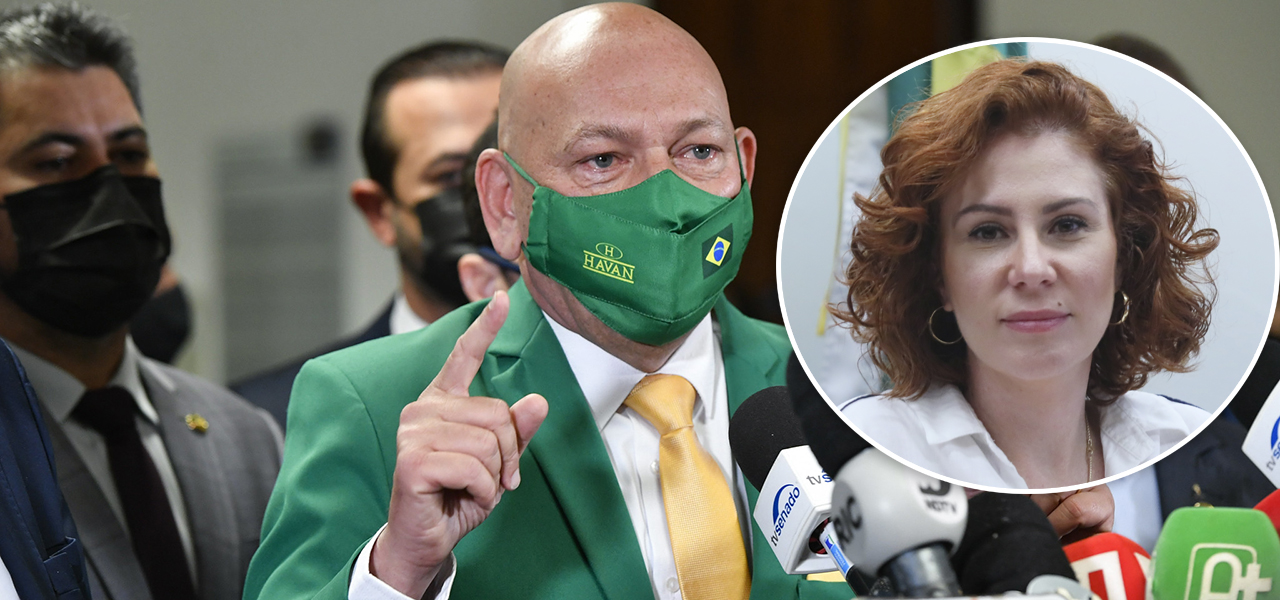 Luciano Hang e Carla Zambelli