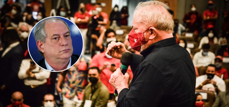 Ex-ministro Ciro Gomes e o ex-presidente Luiz Inácio Lula da Silva