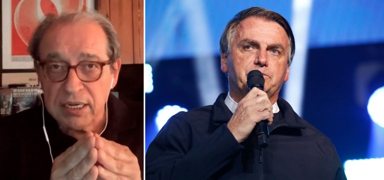 Ruy Castro e Bolsonaro