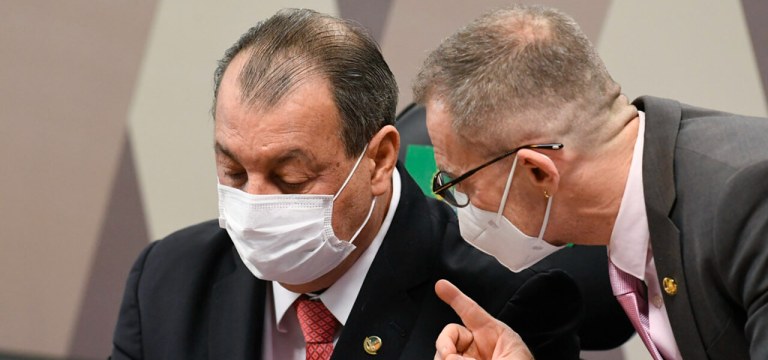 Omar Aziz e Fabiano Contarato