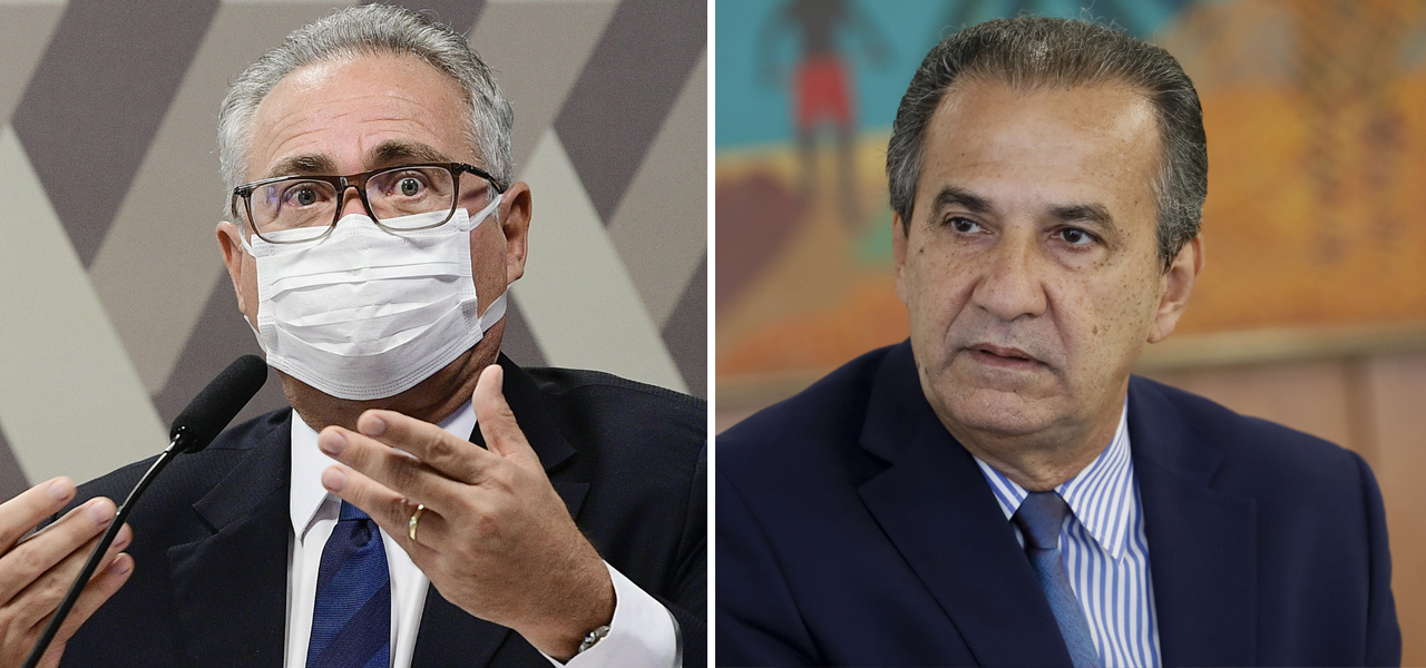 Senador Renan Calheiros e o pastor Silas Malafaia