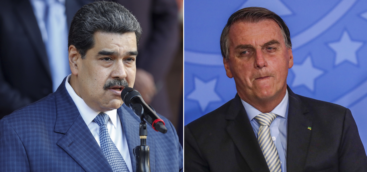 Nicolás Maduro e Jair Bolsonaro