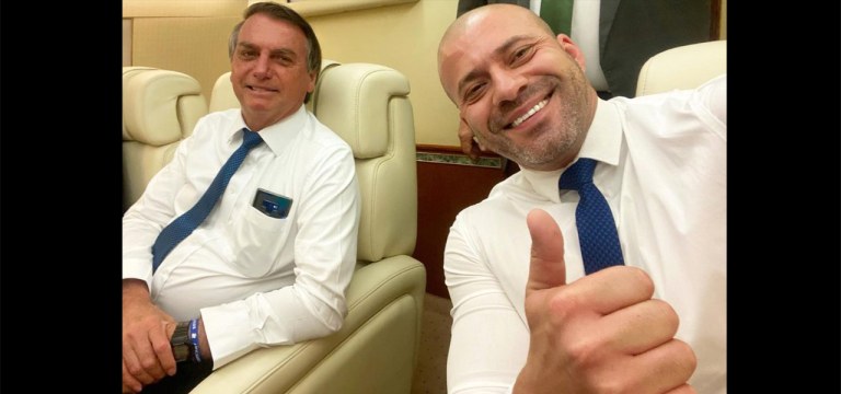 Jair Bolsonaro e Daniel Silveira