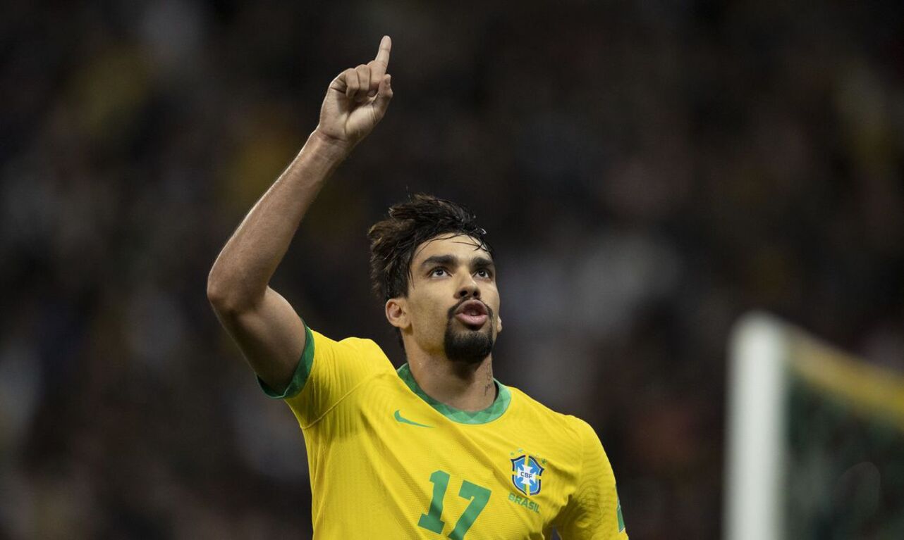 Lucas Paquetá marcou o gol da vitória sobre a Colômbia