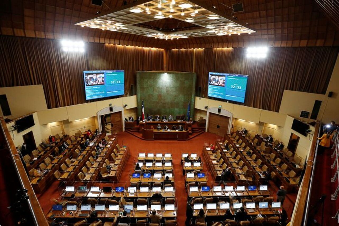 08/11/2021
REUTERS/Rodrigo Garrido - Congresso chileno