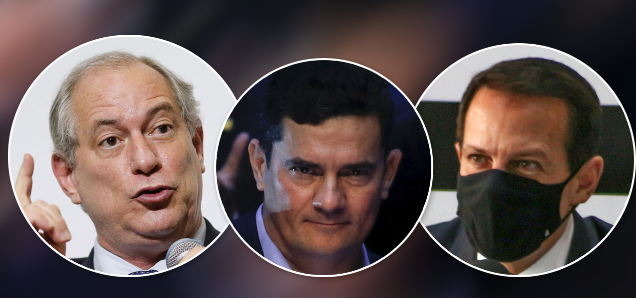 Ciro Gomes, Sergio Moro e João Doria