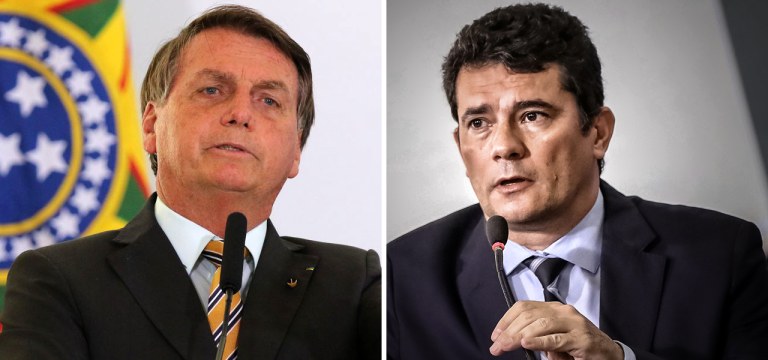 Jair Bolsonaro e Sergio Moro