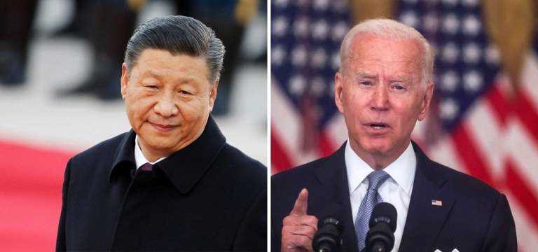 Xi Jinping e Joe Biden