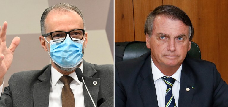 Antonio Barra Torres e Jair Bolsonaro